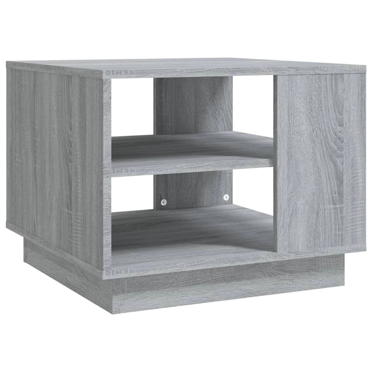 vidaXL Couchtisch Grau Sonoma 55x55x43 cm Holzwerkstoff 813087