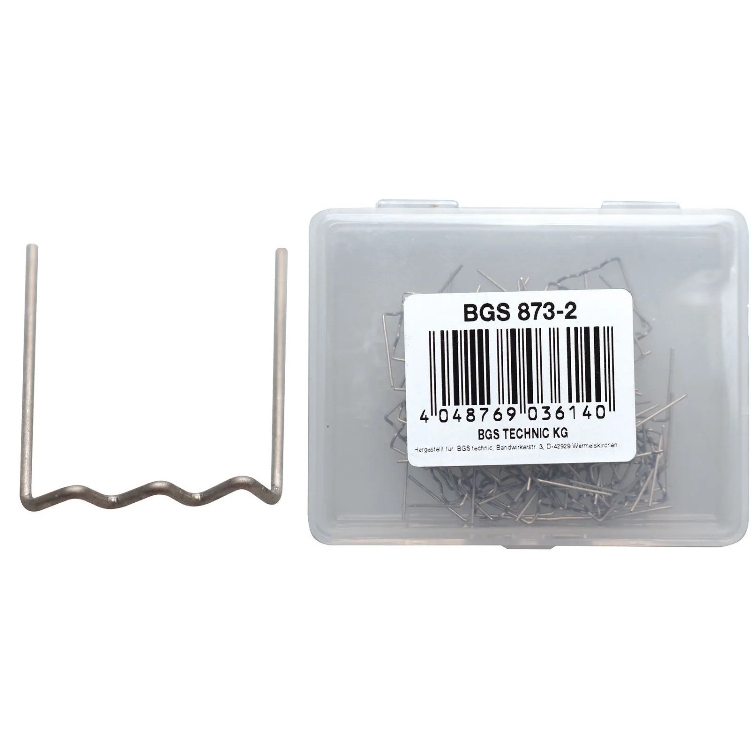 BGS Reparatur Klammern U Form Ø 0 8 Mm 100Tlg  873 2