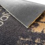 Astra Sauberlaufmatte Miabella Coffee Natural, 50x150 cm, Detailansicht der Rückseite und des Designs.