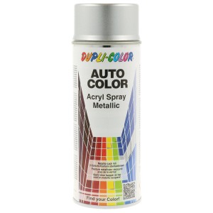 Dupli-Color Auto Color Lackspray, 400ml, Silber Metallic für Lackreparaturen.