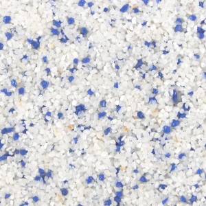 Terralith Buntsteinputz Mosaikputz 2mm 14 kg BSP104 Weiss Blau