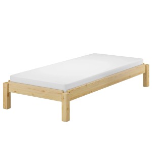 Erst-Holz Stapelbett aus Kiefer Massivholz, 80x200 cm, natur lackiert.