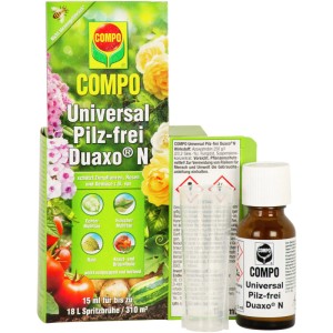Compo Universal Pilz-frei Duaxo, 15ml Flasche mit Verpackung. Schutz vor Pilzerkrankungen an Obst und Gemüse.