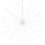 Mehrfarbige LED Feuerwerk Lichterkette, 8 Stück, für Außen, transparentes Kabel.