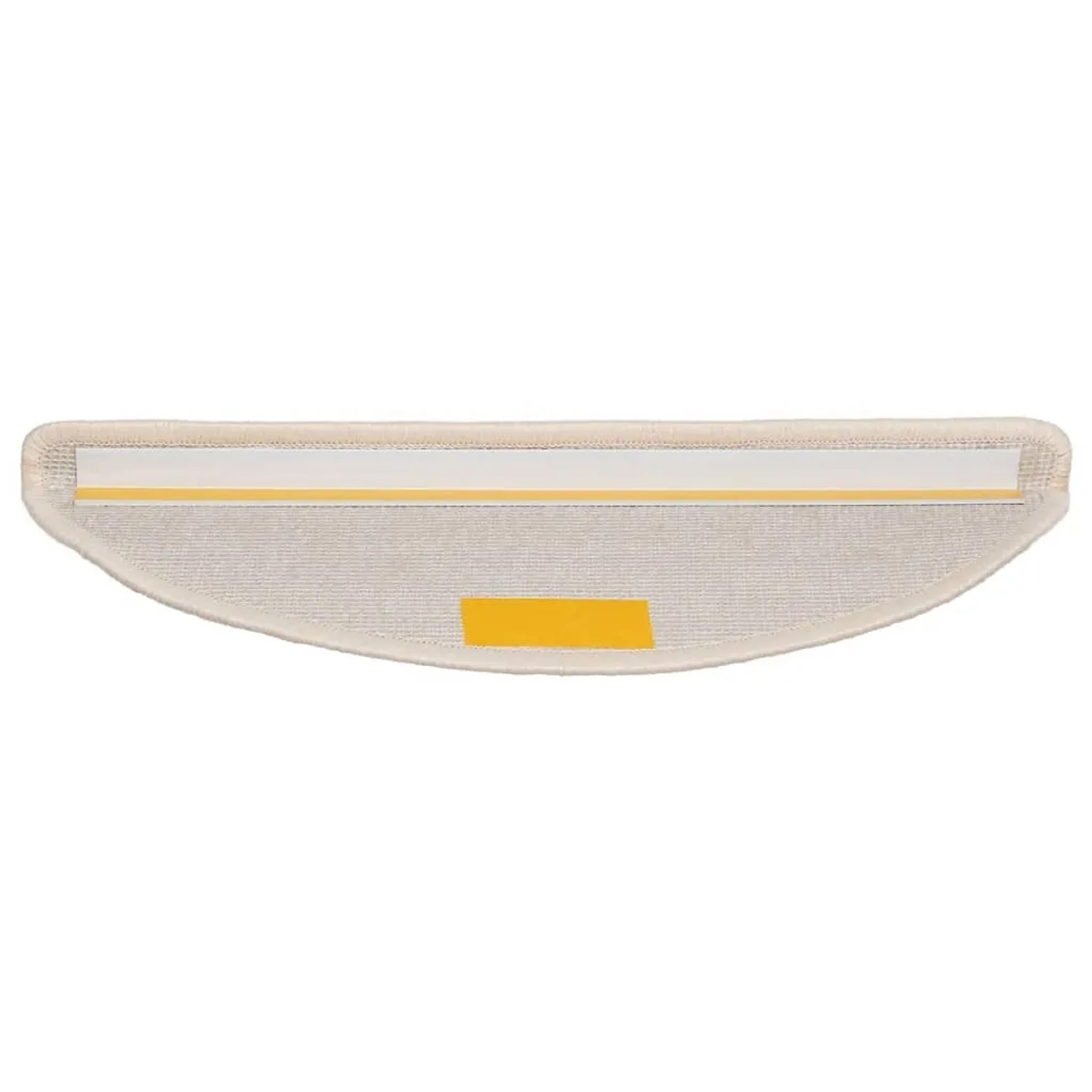 vidaXL Stufenmatten 15 Stk 56x17x3 cm Weiß Halbrund 133898_5