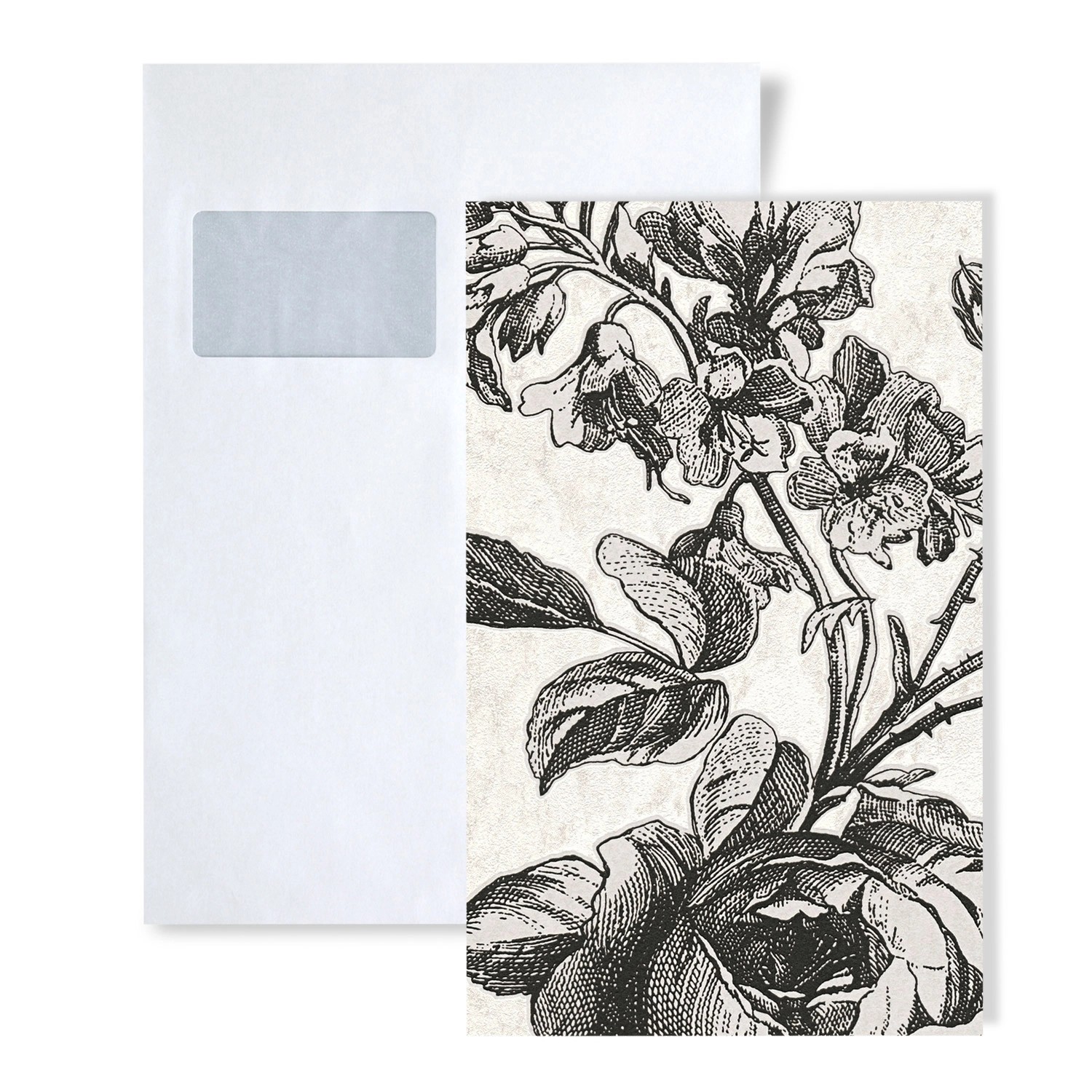 PROFHOME 1 MUSTERSTÜCK S-387002-GU DIN A4 MUSTER der Toile De Jouy Tapete günstig online kaufen