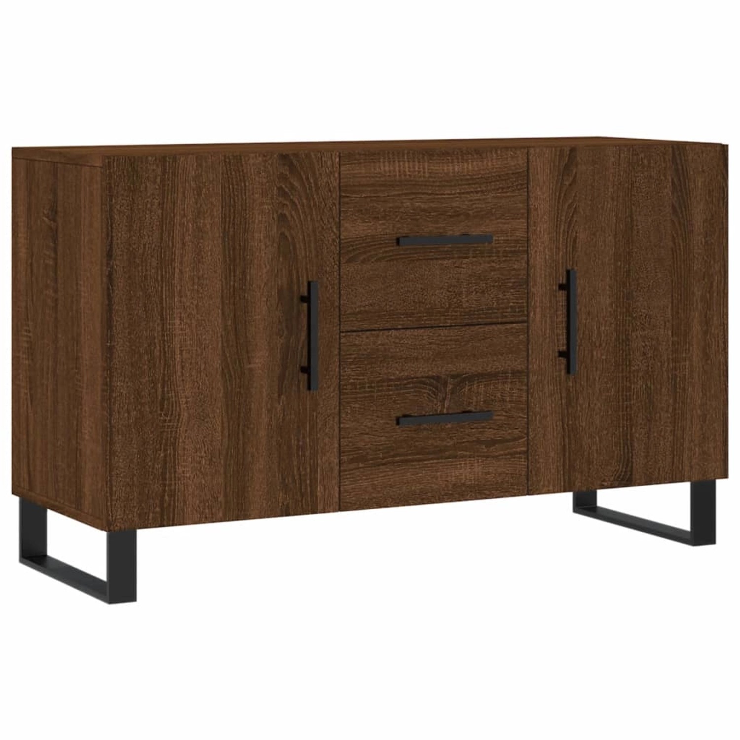 vidaXL Sideboard Braun Eichen-Optik 100x36x60 cm Holzwerkstoff 828203 günstig online kaufen