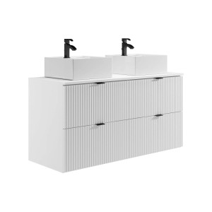Vente-unique Badmöbel-Set Zevini Weiß 120 cm