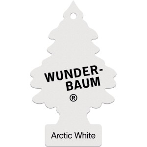 Wunderbaum Arctic White 3er-Set, Lufterfrischer in Baumform für Autopflege.