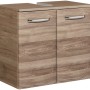 Pelipal Waschbeckenunterschrank Quickset 922, 60 cm, Sanremo Eiche Dekor mit Chromgriffen.