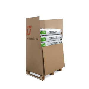 Palette mit 10 Säcken Galamio Tomaten- und Gemüseerde (70l).