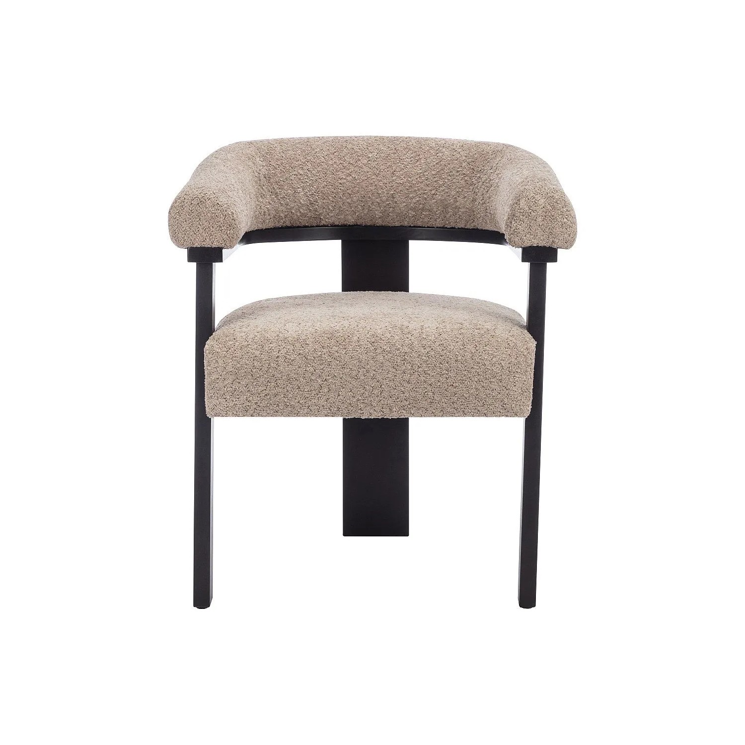 Vente-unique Stuhl Livelia Schwarz  Taupe 64 cm