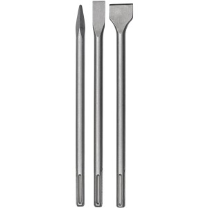 Einhell 3-tlg. Meißel-Set mit SDS-Max Aufnahme: Spitz-, Flach- und Breitmeißel für Bohr- und Abbruchhammer.