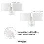 Oktaplex Eckwandhalter Weiß für Cali und Cali Dos Lampen zur Eckmontage.