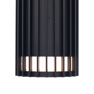 QAZQA Design-Deckenleuchte für den Außenbereich Schwarz IP44 Boris