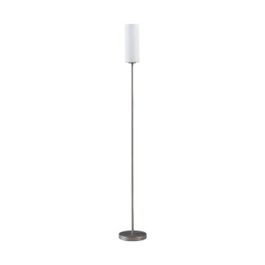 Lindby Stehlampe Vinsta 9621005 Modern in Weiß aus Glas 1-flammig E27 Wohnzimmerleuchte