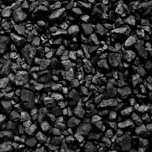 Nahaufnahme von Anmag Steinkohle (5-25 mm) für Öfen und Heizungen.