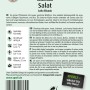 Sperli Pflücksalat Lollo Bionda Samenpackung mit grünem, krausem Salat.