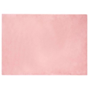 vidaXL Kunstfell Hasen Teppich Olite Rosa 200 x 280 cm Polyester 42021705