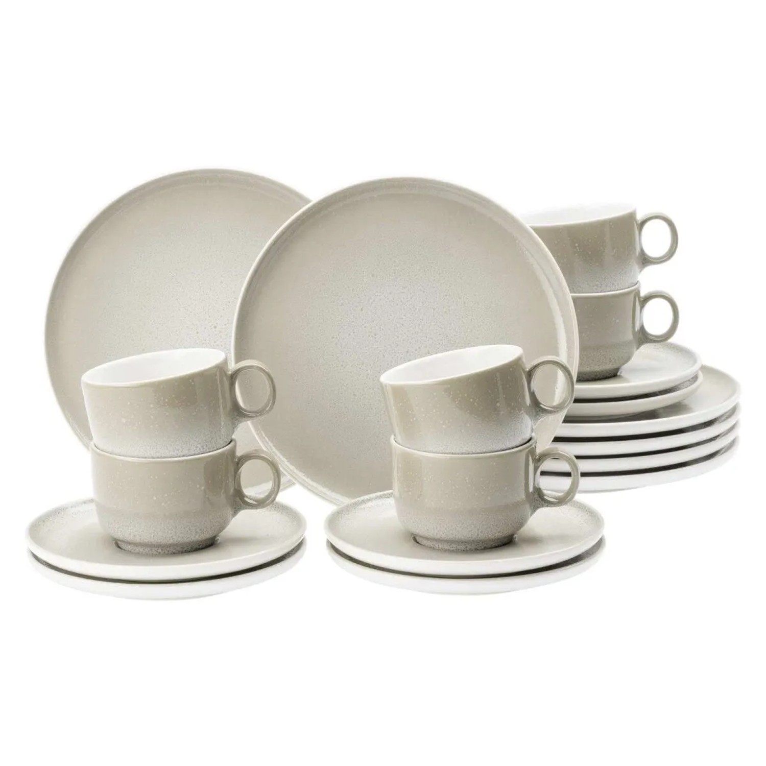 Seltmann Weiden Sento Home Kaffeeservice 18-teilig Aura Cream