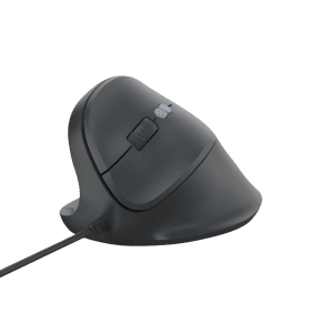 Hama Linkshänder-Vertikal-Maus ECM-500L Ergonomisch mit Kabel Optisch Schwarz