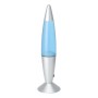 Eglo LED-Lavatischleuchte Silber/Blau/Weiß, Höhe 42cm