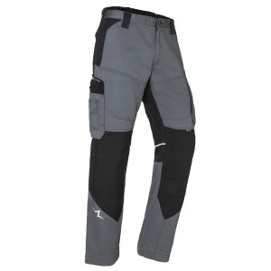 Kübler Workwear Thermohose Pulse, anthrazit, Gr. 46. Arbeitskleidung mit vielen Taschen und Knieverstärkung.