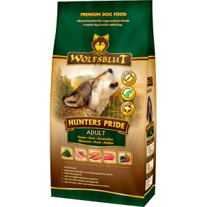 Wolfsblut Hunters Pride Hunde-Trockenfutter mit Fasan, Ente, Kaninchen für Adult Hunde.