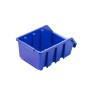 Blaue PROREGAL Sichtlagerbox aus Polypropylen, ideal für Aufbewahrungssysteme.