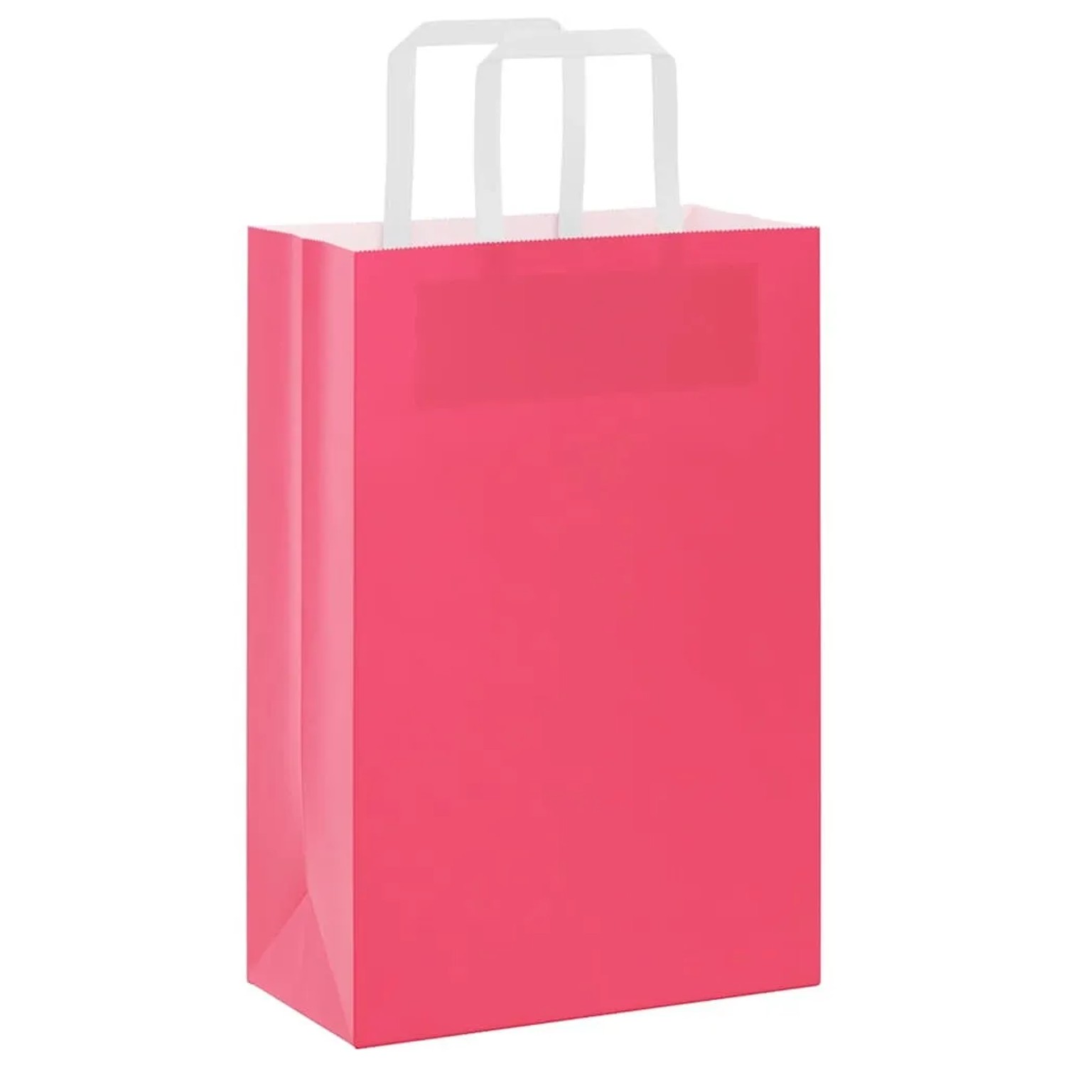 vidaXL Papiertragetaschen 50 Stk mit Henkeln Rosa 21x11x31 cm 4101882