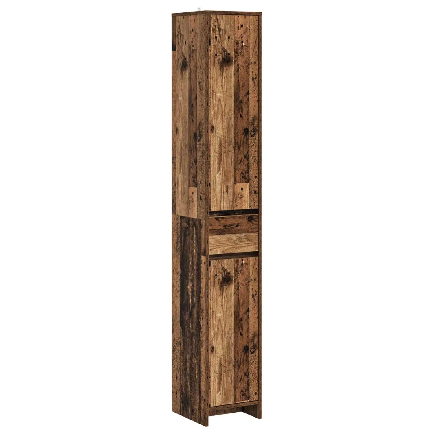 vidaXL Badezimmerschrank Altholz 30 x 33 x 190 cm Holzwerkstoff 890758