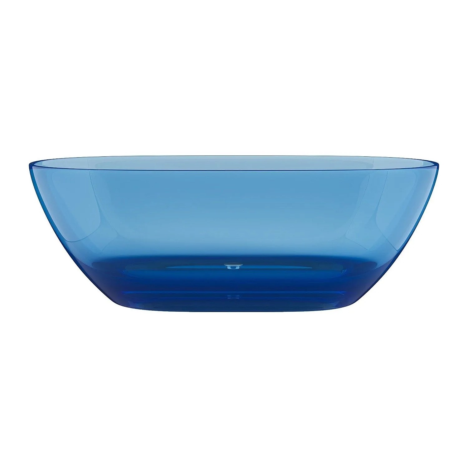 Vente-unique Freistehende Badewanne Spavo Blau 160 cm