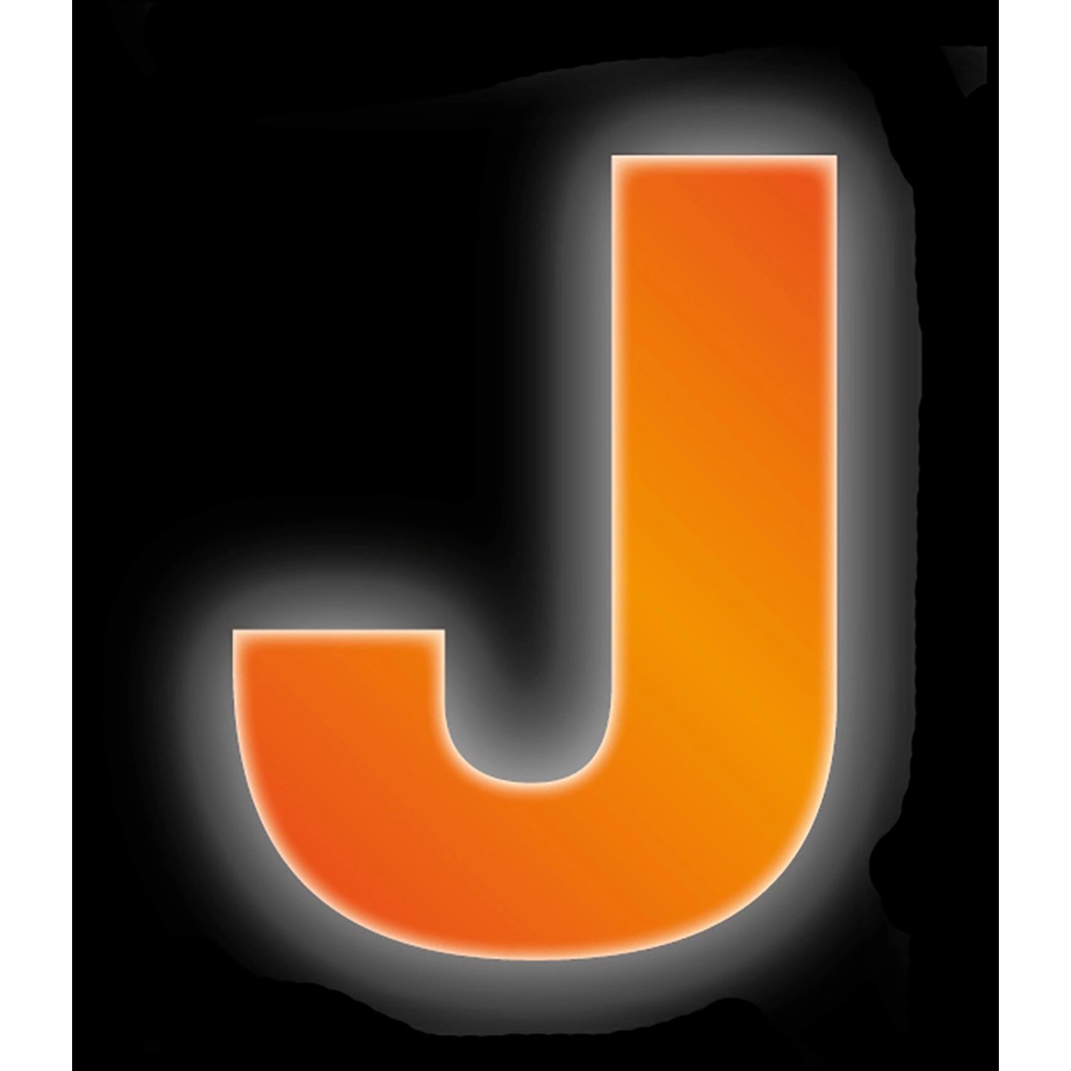 Conacord Klebebuchstabe J Reflektierend 8 cm Orange günstig online kaufen
