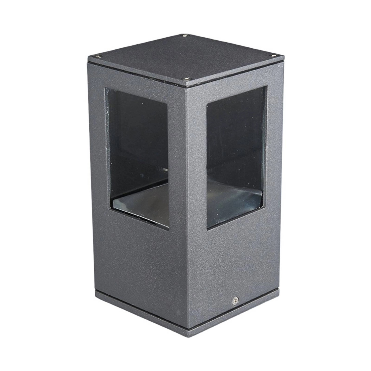 Lucande LED Außenleuchte Nicola 9618008 Spritzwassergeschützt Modern in Schwarz aus Aluminium 1-flammig