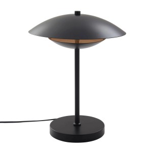 Lindby LED Tischlampe Tiama 10012959 Modern in Schwarz aus Metall 1-flammig Wohnzimmerleuchte