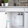 AEG Kleinspeicher U5 Untertischgerät im Spülenschrank. Warmwasserspeicher mit 5 Liter Volumen.