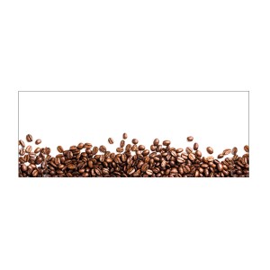 MySpotti Küchenrückwand mit Kaffeebohnen-Motiv, 160x60 cm. Spritzschutz für die Küche.