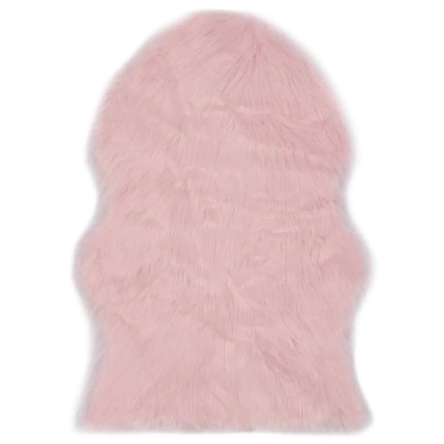 vidaXL Teppich 60x90 cm Künstlicher Schafspelz Rosa 284711