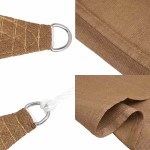 vidaXL Sonnensegel 160 g/m² Taupe 6x8 m HDPE 311415