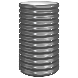 vidaXL Pflanzkübel Verzinkter Stahl 40x40x68 cm Anthrazit 318851