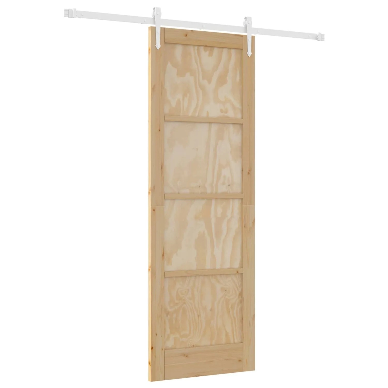 vidaXL Schiebetür ORKDAL Natur und Weiß 73,5 x 211 cm 3445567