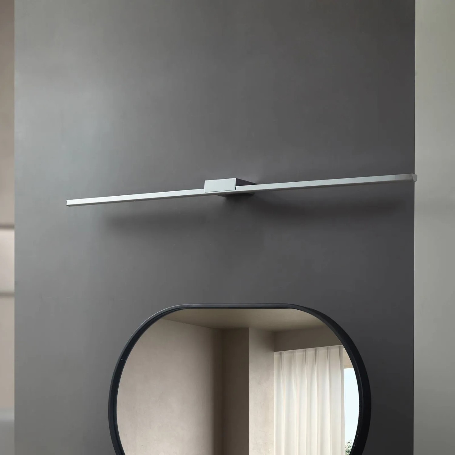 Lucande LED Wandleuchte Wandlampe Bad Kivana 10020132 Spritzwassergeschützt Modern in Chrom aus Aluminium 1-flammig Badezimmerleuchte_4