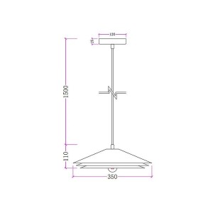Vente-unique Hängeleuchte Und Kronleuchter Kiruna Grün 12 cm
