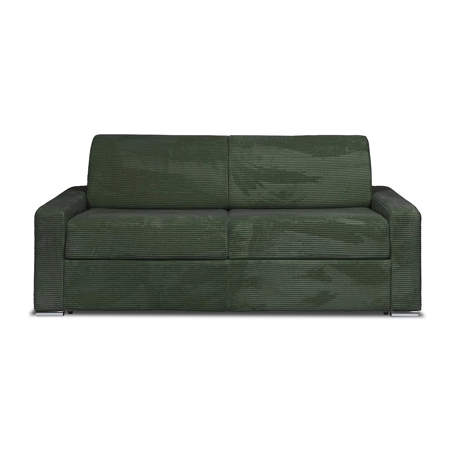 Vente-unique Schlafsofa Calito Tannengrün 216 cm