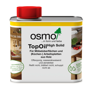 Dose Osmo Öl-Wachs Holzpflege TopOil 3037 Weiß, Holzöl für Möbel und Arbeitsplatten.
