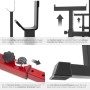 Details des Tectake Squat Racks Creed, verstellbares Fitnessgerät für Kniebeugen und Hanteltraining.