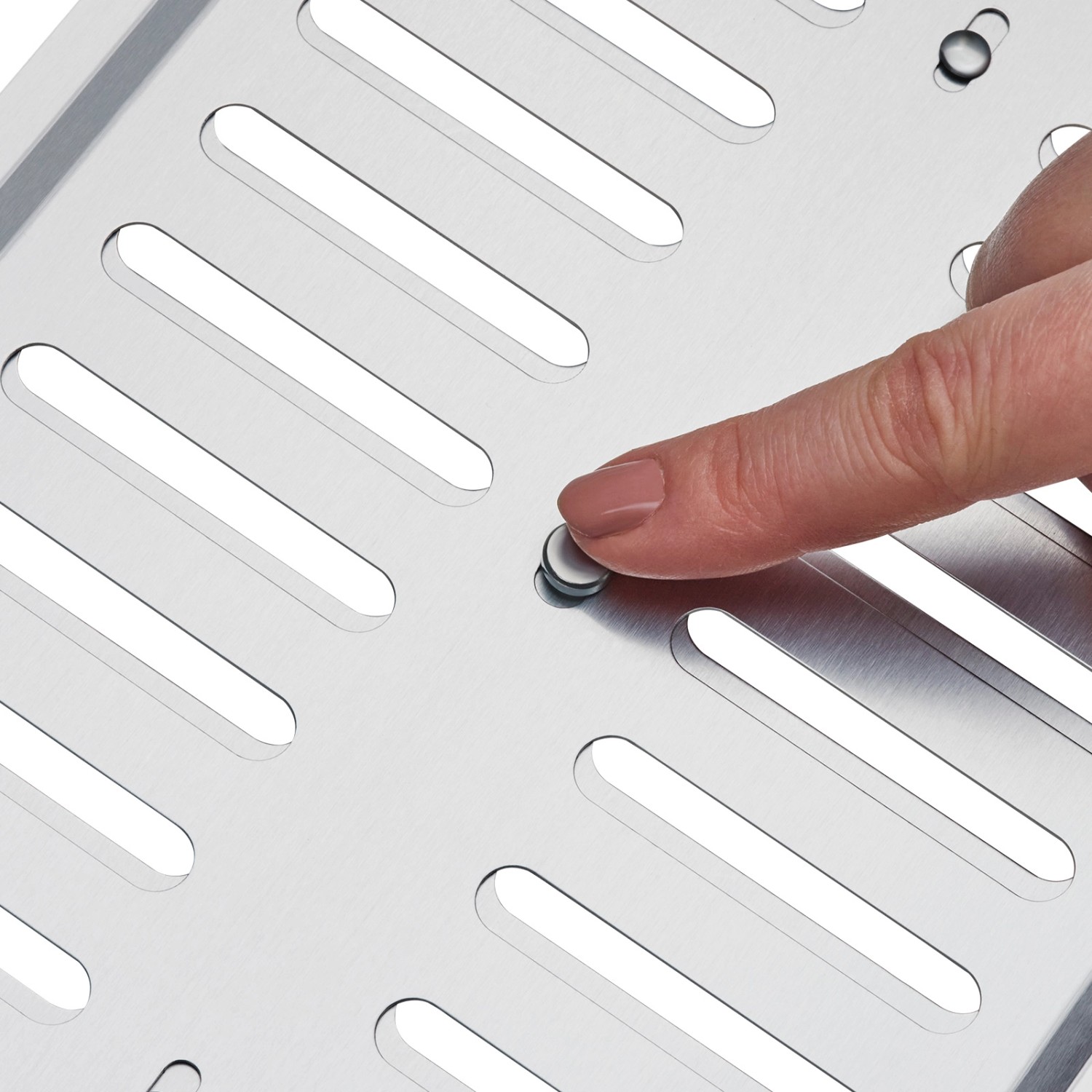 SOTECH Edelstahl Lüftungsgitter Oval 260 x 165 mm mit Schiebeverschluss Verschließbar_4