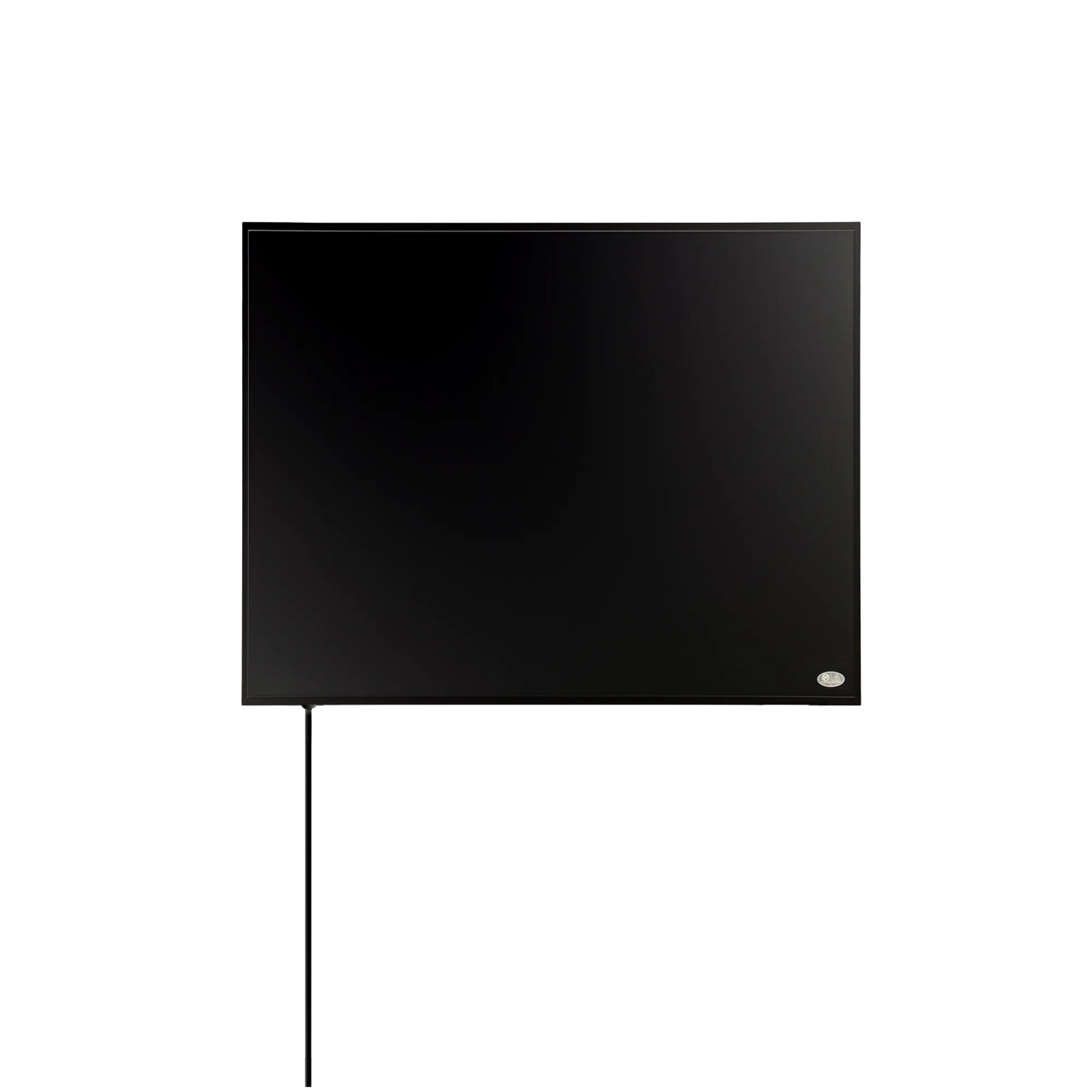 Könighaus Infrarotheizung Black Edition 130 W Kabelausgang Quer Rechts