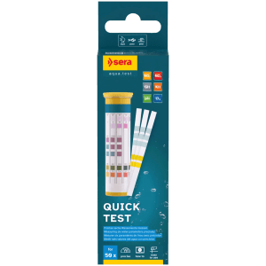 Sera Aquarium-Wassertester Quick Test 6in1 50 Stück