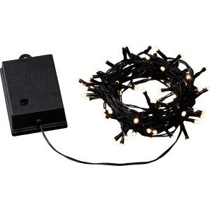 Konstsmide LED Lichterkette mit 80 warmweißen Dioden und Timer für den Außenbereich.